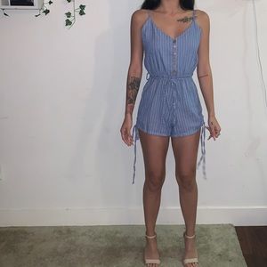Baby Blue Romper
